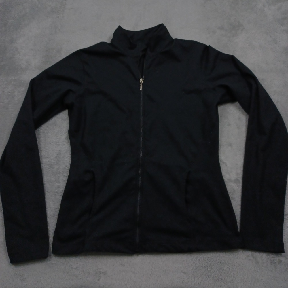 Prana Jacket Womens XL Black Full Zip‎ Outdoor Activewear Hiking Pockets Casual